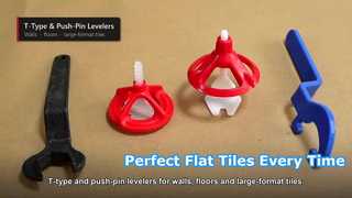 Uhr: 2-mm-Fliesen-Nivelliersystem, 100 Stück für 3-15-mm-Fliesenvitrine