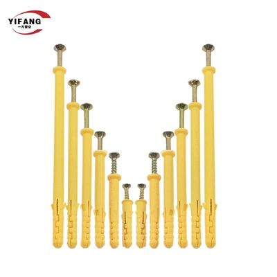 Dauerhafte Ziegelstein-Schraubanker, angesenkter Haupthohler Plastikanschlussstecker