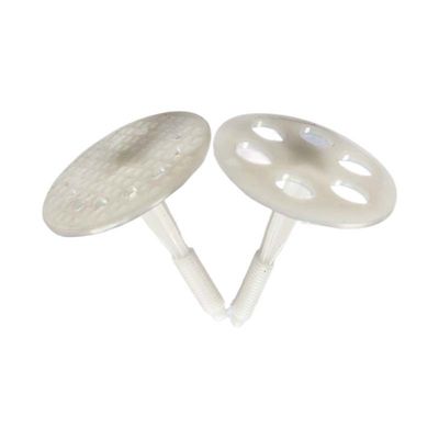 Kundengebundene Plastikmaurerarbeit verankert weiße 150mm Länge