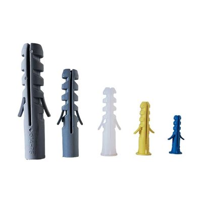 10*50mm Gray Plastic Insulation Anchors Wall Stecker-Polyäthylen